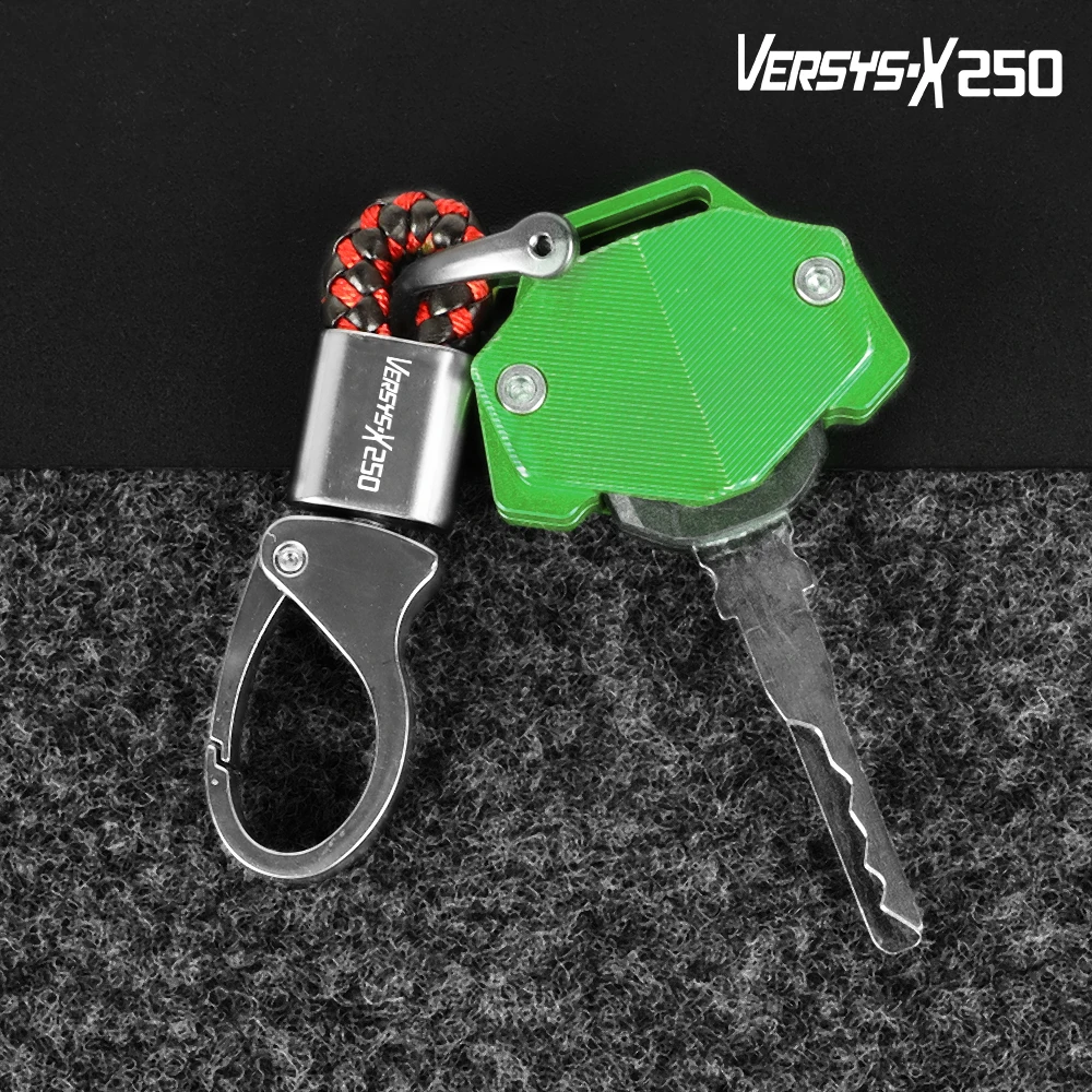 Motorcycle Aluminum Keyring Metal Key Ring Keychain chain For KAWASAKI VERSYS-X250 VERSYS X250 250 2017 2018 2019 2020 2021 | Автомобили и