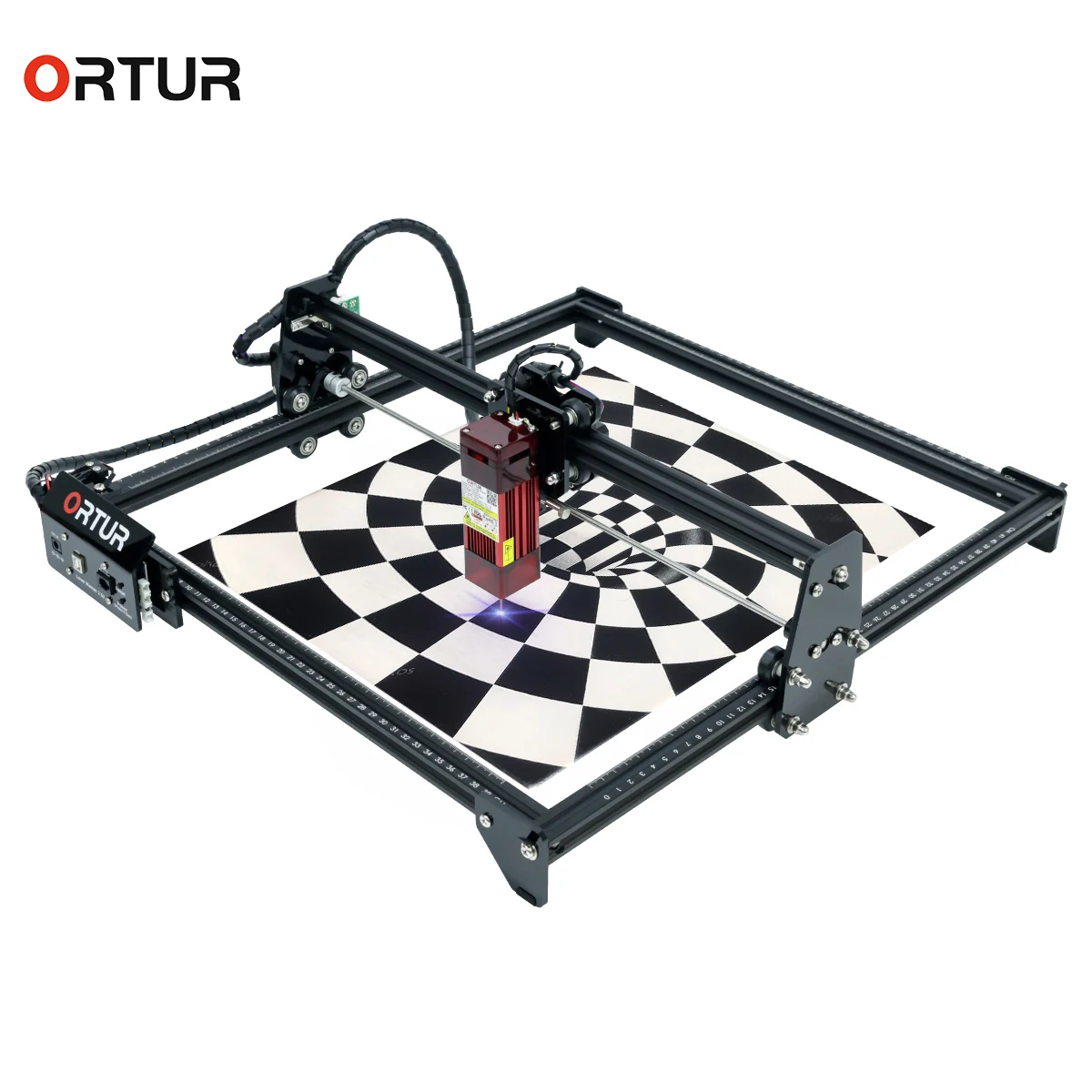 Лазерный гравер Ortur Master 2 с защитой глаз лазерная гравировка ЧПУ режущий станок
