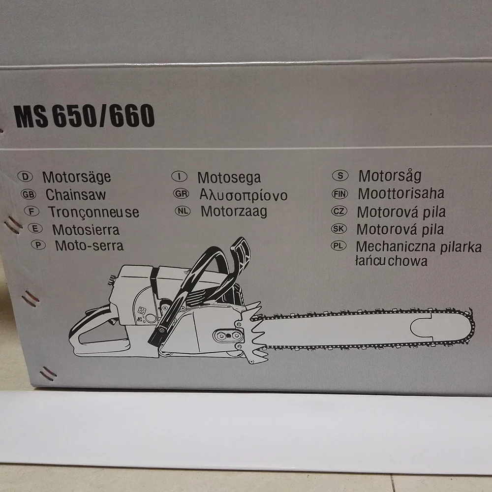 Высокое качество MS660 профессиональная цепная пила с 30 дюймовым легированным стержнем и быстрой резкой цепной пилой Заводской магазин