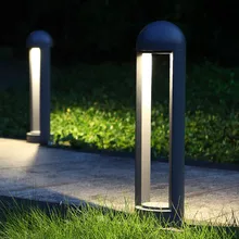 Thrisdar 60 см Открытый сад Газон лампа водонепроницаемый пейзаж забор световой столб современная вилла Парк улица путь пост свет