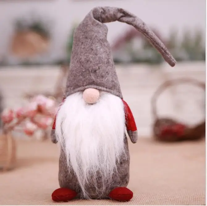 high quality Christmas tree decorations Santa Claus standing doll decoration supplies festival holiday