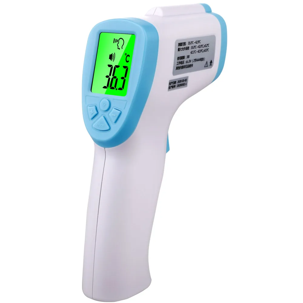 

Digital Thermometer Infrared Baby Adult Forehead Non-contact Thermometer with LCD Backlight Body Temperature Measure In Stock