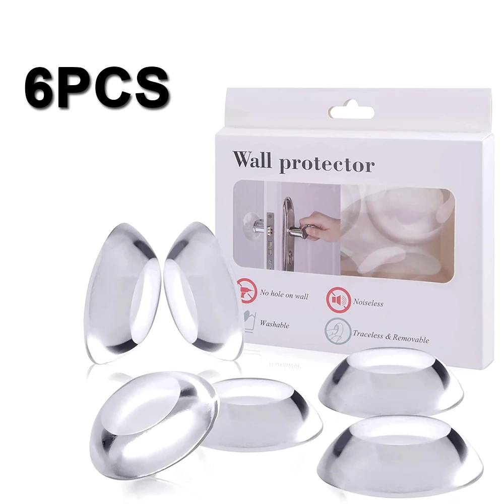 Porta Rolha Proteção de Parede Redonda Suave Reutilizável Auto Adesivo Porta Lidar com Protetor Abundante para Parede e Geladeira Acidente Peças