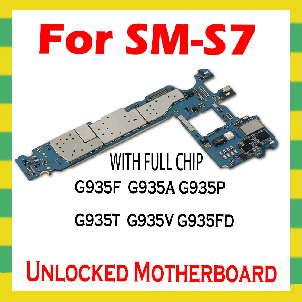 Оригинальная материнская плата разблокировки для Samsung Galaxy S7 edge G935F G935P G935T G935V G935A