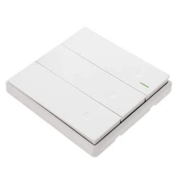 

1/2/3 Gang 433Mhz Smart Push Wireless Switch Light RF Remote Control 220V Receiver Wall Panel Button For Ceiling Lamp