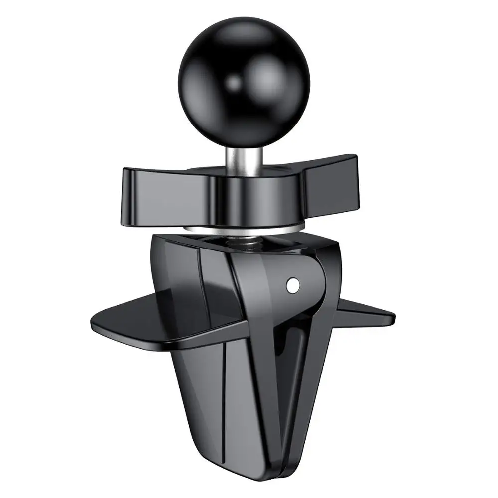 Only Air vent Base XMXCZKJ Регулируемый автомобильный держатель для телефона, крепление на приборную панель, держатель для 3,5-6,5 дюймов, зажим, автомобильный Стайлинг, подставка для iPhone 11 Pro Max - Цвет: Only Air vent Base