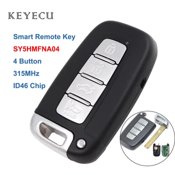 

Keyecu Smart Remote Car Key 4 Buttons 315MHz ID46 Chip for Hyundai Equus Sonata Genesis for Kia Rio Optima 2011 2012 2013 2014
