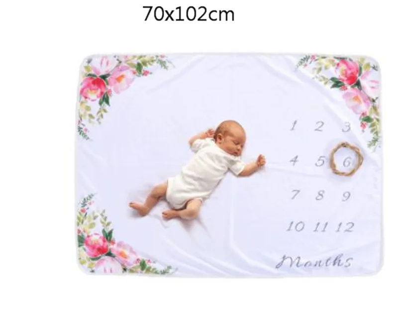 Детский игровой коврик для новорожденных, одеяло для фотосессии, модный принт, супер мягкий плед для новорожденного, коврик для фотосессии - Цвет: N