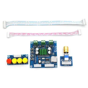 

TF / BT Digital Amplifier 15W *2 stero audio amplifier With Volume adjustment keyboard DC 12-24V T0670