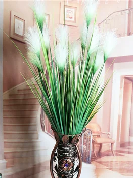 

93cm 7Fake Large Reed Grass Artificial Onion Bouquet For Wedding Indoor Fake Flower Potted Office Family Party Decoration Plants