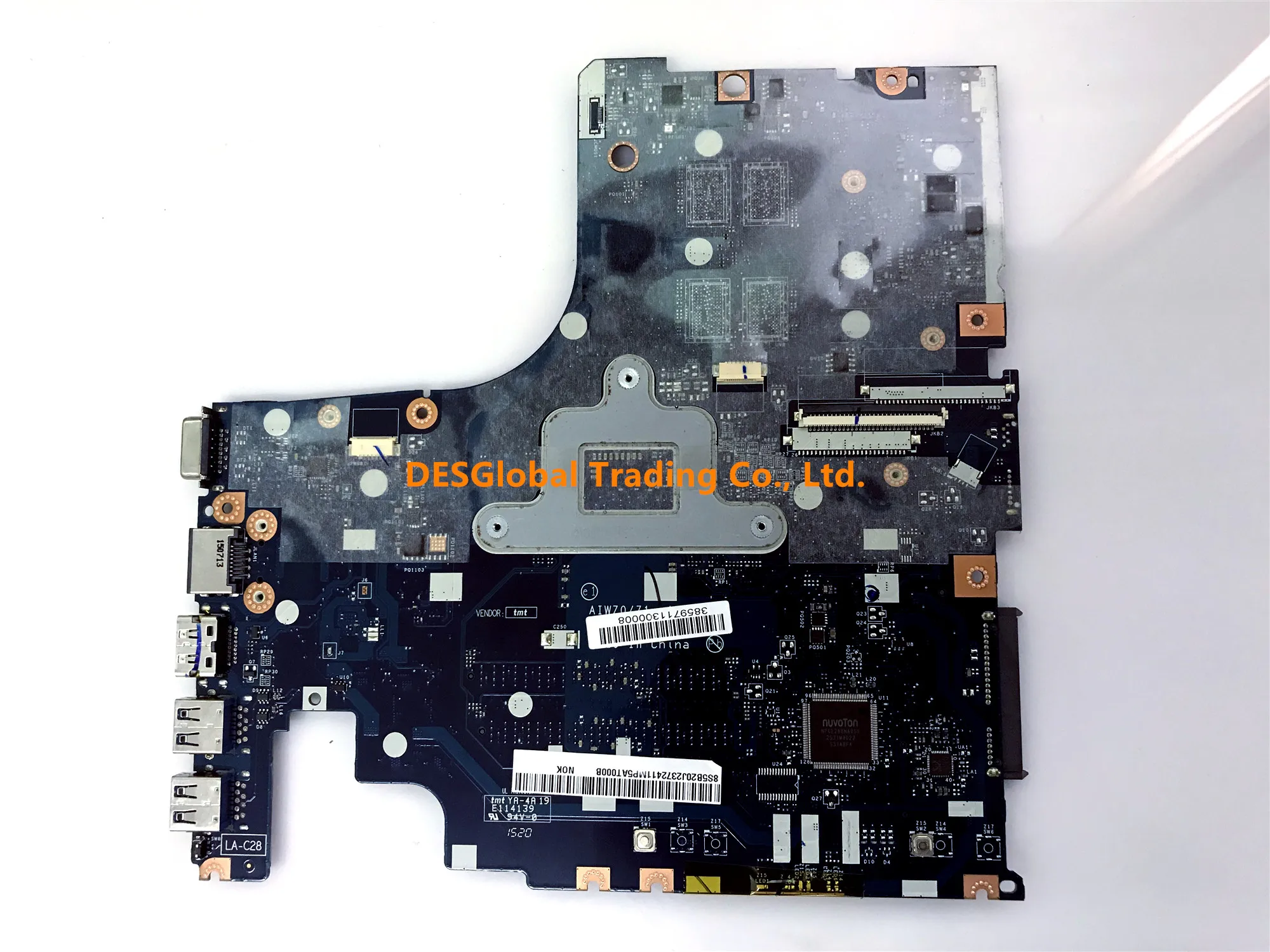 price cut  For Lenovo Z51-70 Laptop Motherboard SR23Y I5-5200U AIWZ0/Z1 LA-C281P Mainboard Fully Tested Fast S