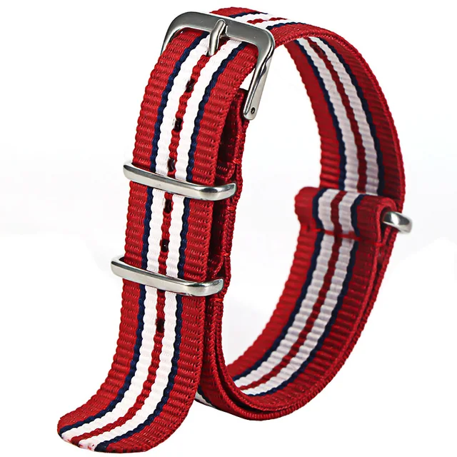 1pcs Nato Strap 18mm 20mm 22mm Nylon Watch Band Waterproof Watch Strap for Nato Army Sport Watch Dropshipping Belt Number 60