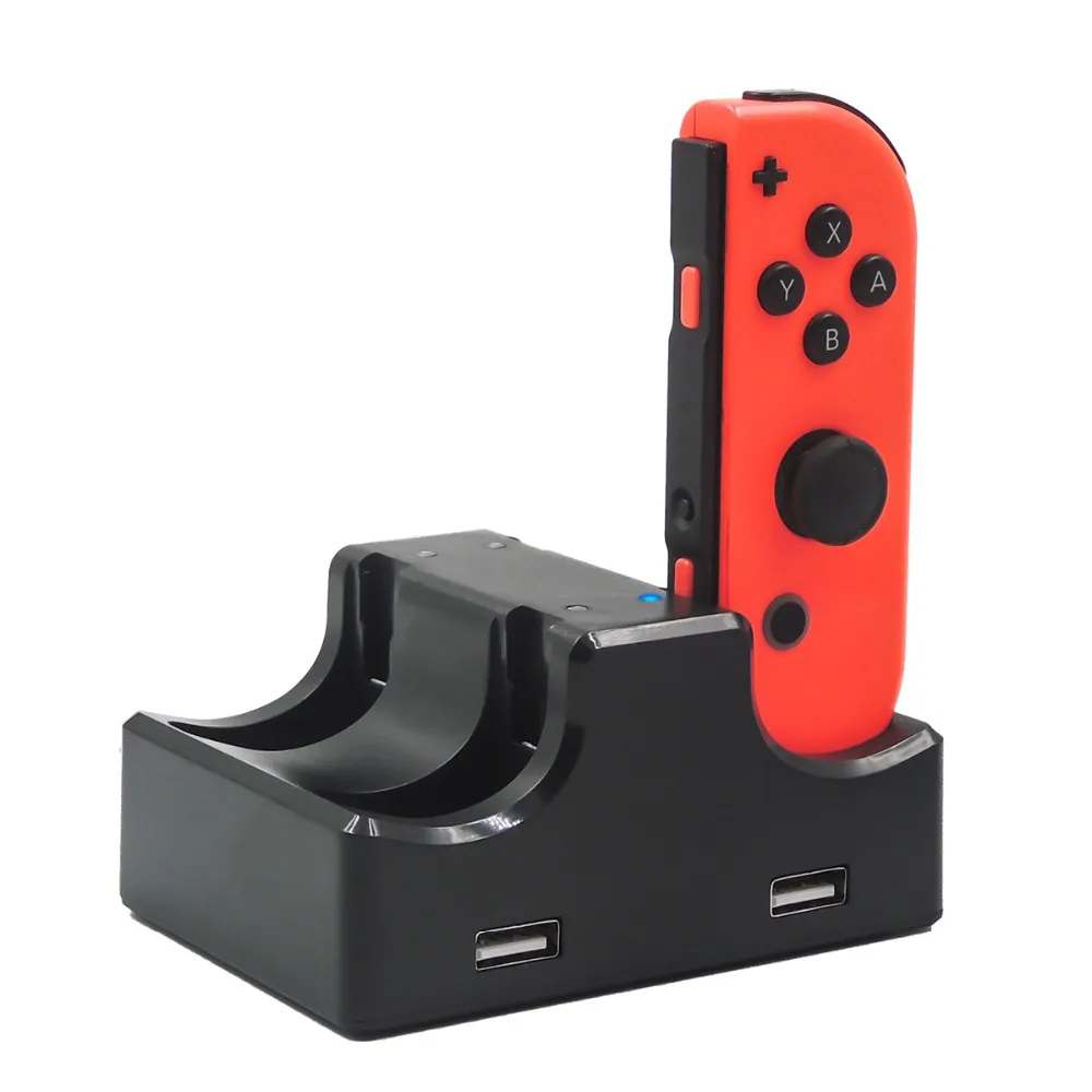 iBen USB Game Controller Charging Dock Station Joypad Game Pad Joystick 4 in 1 Charger Stand Holder For Nintendo Switch (10)