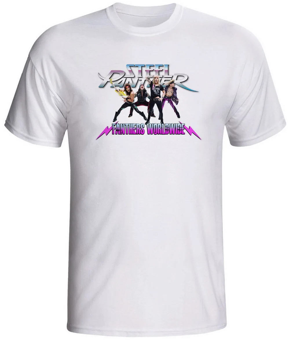 The Steel Panther Shirt Metal Rock Band Bodybuilding Tops TEE For Men Women Tshirt | Мужская одежда