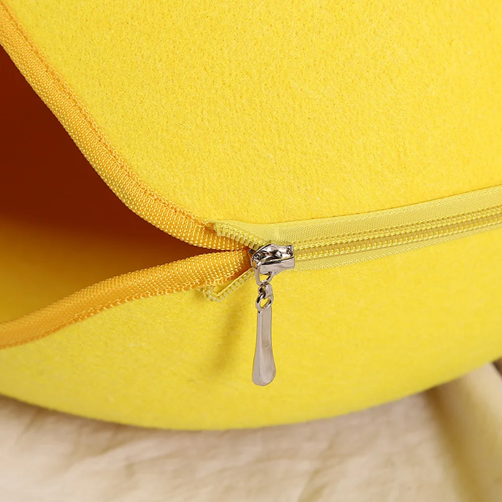 Semi Closed Removable Dog Cat Bed Cat Sleeping Bag Cat Cave Sofa Mat Winter Warm Pet 5