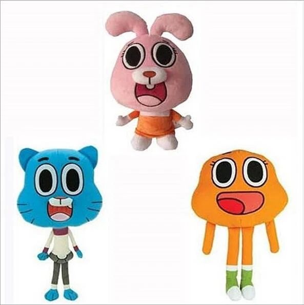 25cm Cartoon Amazing World Gumball Cat Plush Toy Dolls For Kid Gift Movies Tv Aliexpress