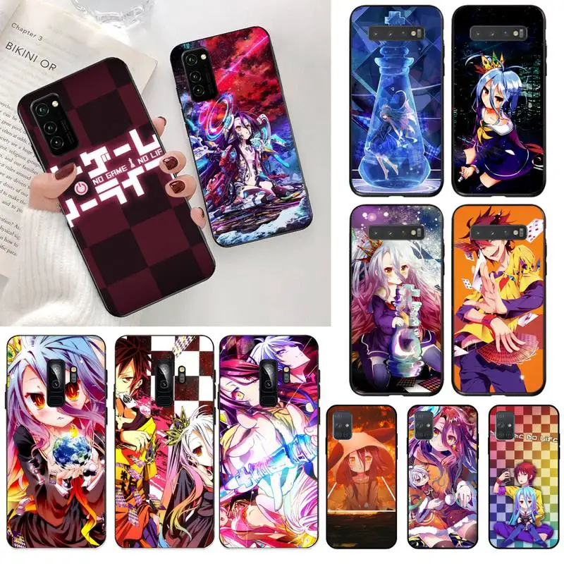 Чехол для телефона в стиле аниме Game NO life Samsung S20 plus Ultra S6 S7 edge S8 S9 S10 5G lite 2020 |