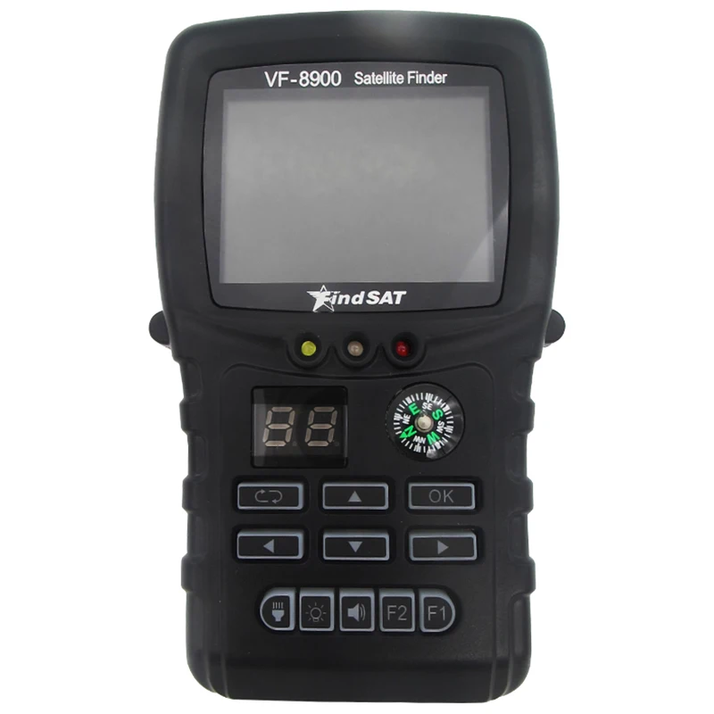 

HD Digital Satellite Finder VF-8900D DVB-S2 Cyclone with Flashlight for Satellite TV Receiver EU Plug