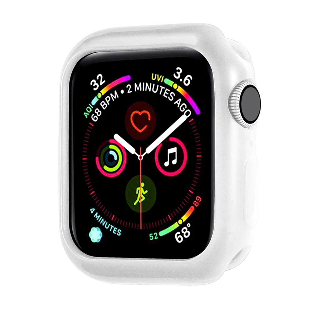 Чехол-бампер для часов из ТПУ для Apple Watch 5, 4, чехол 44 мм, 40 мм, высококачественные защитные аксессуары для часов iWatch 5, 4