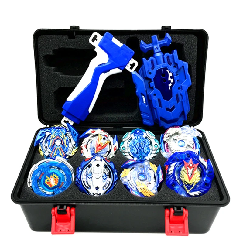 Beyblade Burst Klinge Spielzeug Metall Bayblades Set Lagerung Box Launcher Gift 