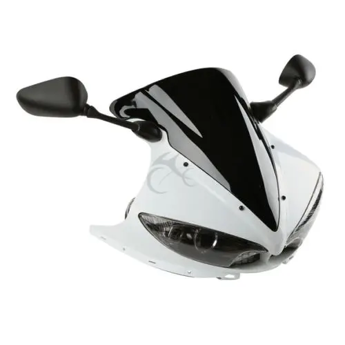 

Unpainted ABS Upper Fairing Cowl Combo For Yamaha YZF R6 YZFR6 2003-2005