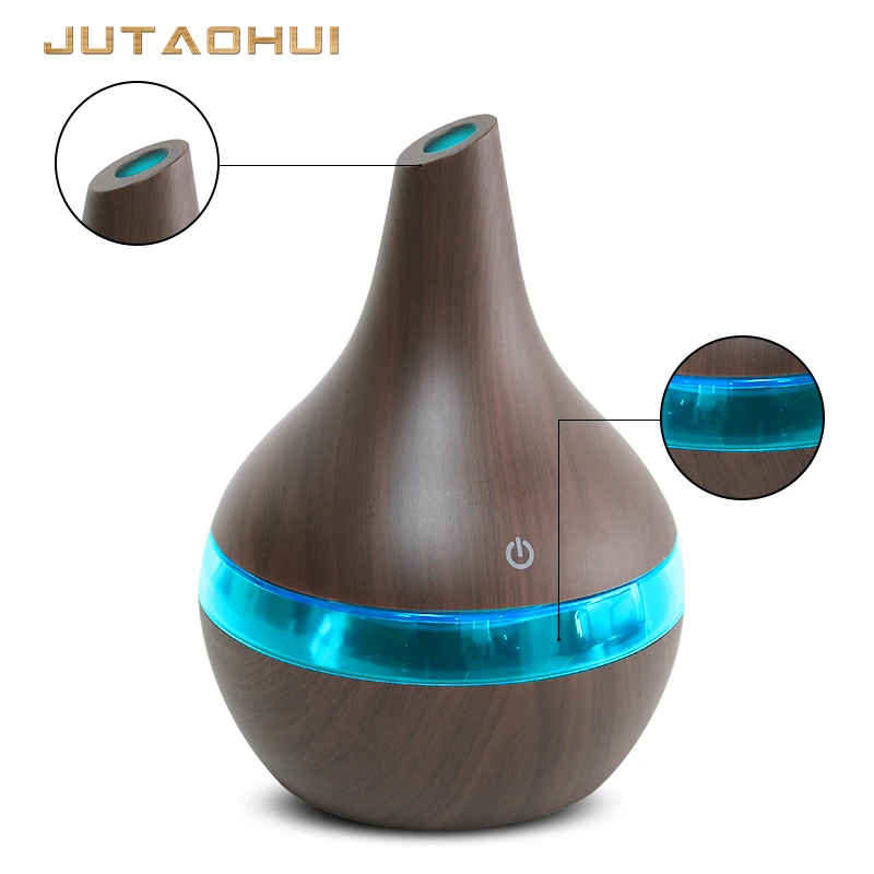 JTH 025 300 мл USB Электрический аромадиффузор деревянный ультразвуковой увлажнитель