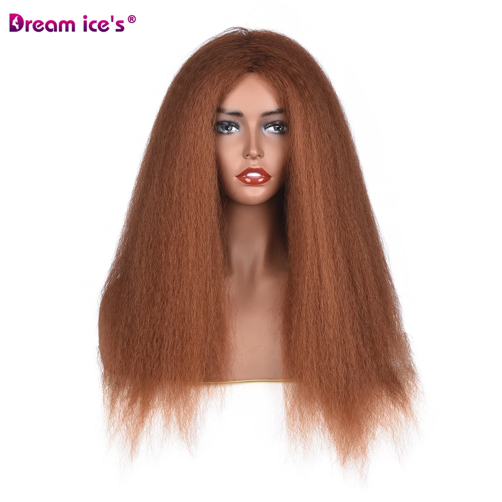 60 см длинные афро синтетические вьющиеся парик 230 г Черный Коричневый Золотой Джамбо парики для черно-белых женщин