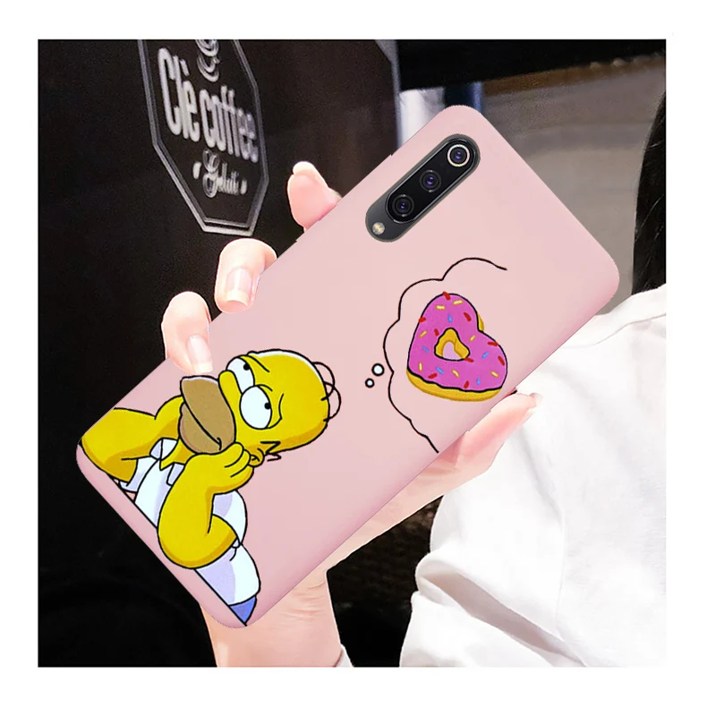 Homer J. Simpson чехол для Xiaomi Mi 9 8 Pro SE Lite 6 5 5S 5C Plus A1 A2 силиконовый чехол для телефона мягкий ТПУ чехол для задней панели Барт Симпсон
