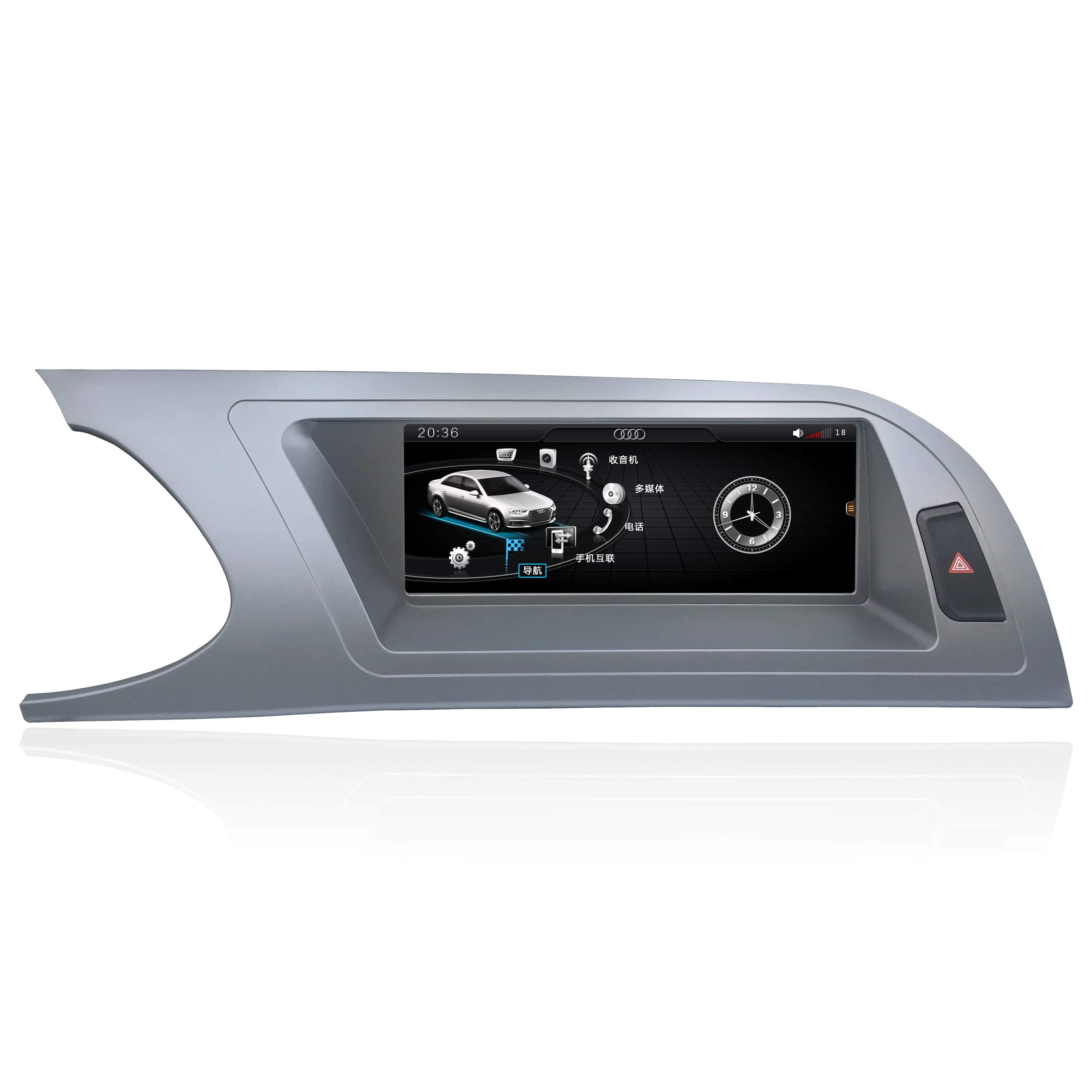 NaweiGe 8,8 дюймов Android четырехъядерный 4+ 32 Гб wifi автомобильный dvd для Audi A4 A4L 2009-2012 автомобильное радио с GPS навигацией автомобильные мультимедийные проигрыватели