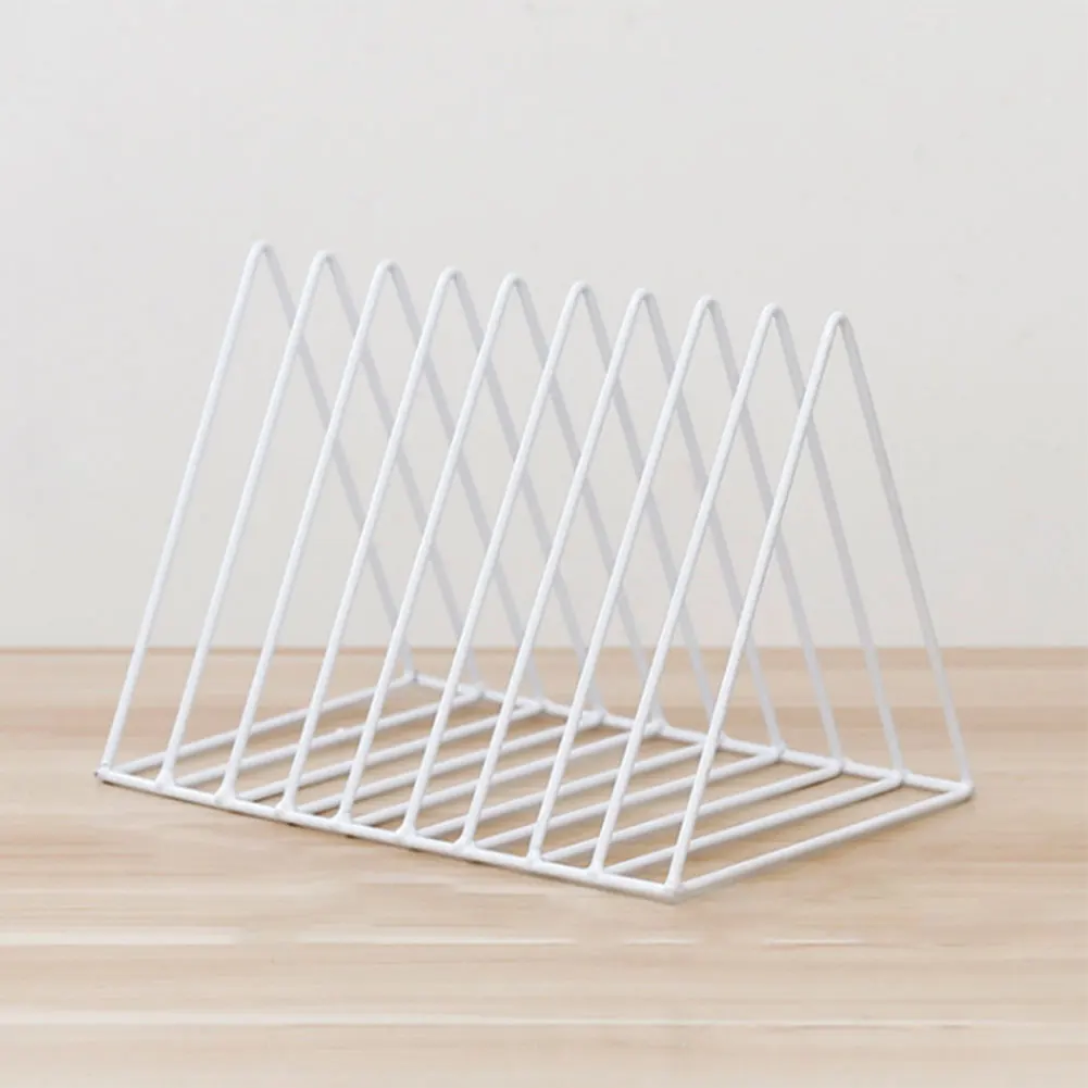 

Bookshelf Desktop Rose Gold Metal Book Block Office Newspapers Magazines Storage Rack Scandinavian Home Decor Golden Shelf