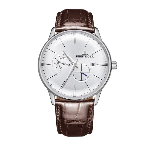 men watch p14 Мужские Роскошные наручные часы, мужские автоматические механические часы Reef Tiger мужская одежда 50 м водонепроницаемые наручные часы reloj hombre RGA8219 - Цвет: men watch p14