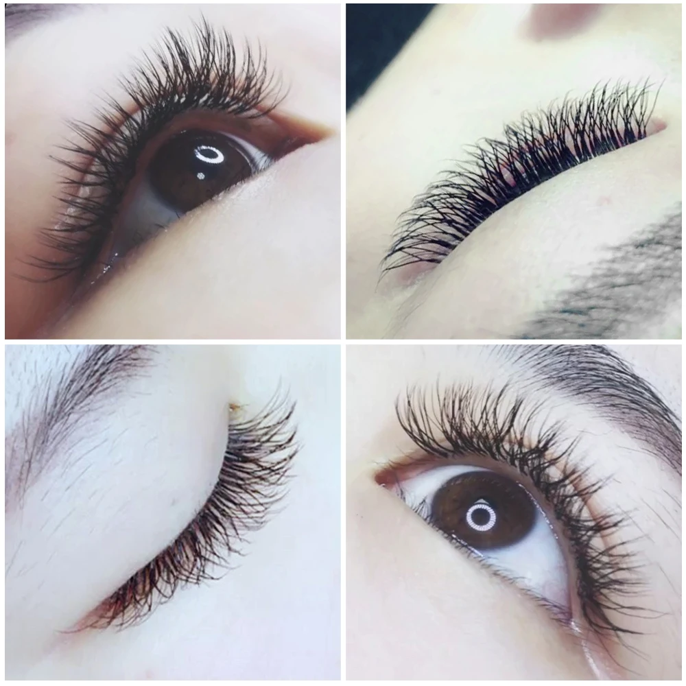 LAGEE Y Shape Mesh YY Lashes L LU M Curl Hand Woven Eyelash Extensions Premade 4D Bloom Cross False Eyelash Makeup from Nagaraku For Eyelash Extension Eyelash Extensions Eyelash Extension Lashes Fake Eyelashes False Eyelashes