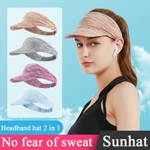 

Sports headband empty top cap outdoor sunscreen breathable cap basketball cycling running sweat-proof headband