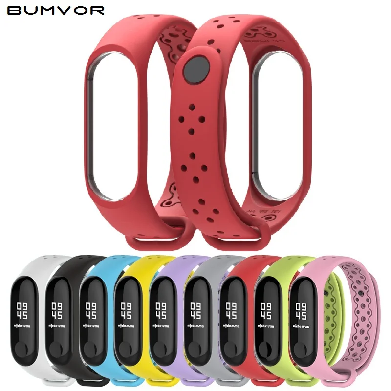 Mi Band 3 4 браслет montre mi band 3 аксессуары браслет умный спортивный силиконовый mi band pour Xiao mi Band