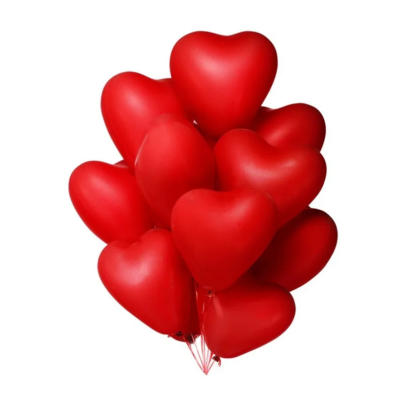Воздушные шары на день рождения, 10 шт., 13,12 дюйма, гранатовый красный, для свадьбы, юбилея, в форме сердца, сцена, украшения, воздушные шары, сделай сам, вечерние принадлежности - Цвет: B