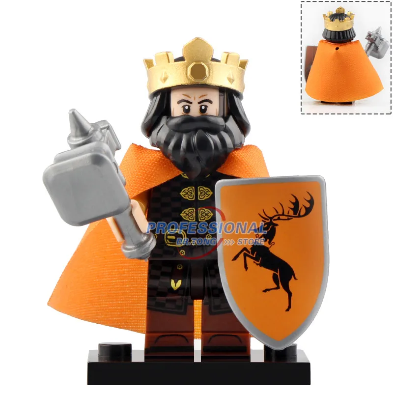 20 шт. строительные блоки Игра престолов версия Mandon Moore Stark Lannister Selmy Ice and Fire Джейми Ланнистер подарки игрушки KT1029