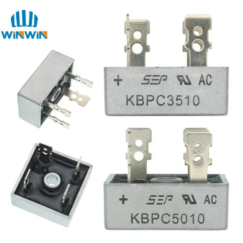 KBPC1510 KBPC2510 KBPC3510 KBPC5010 15A 25A 35A 50A 1000V диодный мост выпрямитель kbpc5010 | Электронные