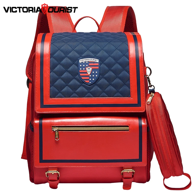 Backpacks Kids Large-Capacity Girls Waterproof Childrens VICTORIATOURIST for Boys In-Grade