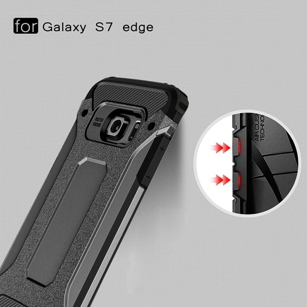 Mobile Phone Case For Galaxy S7/G930 TPU+PC Combination Case For Galaxy  S7 Edge/G935 Dropproof Protective Case Covers