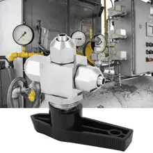 3-ходовой шаровой клапан 304 Нержавеющая сталь быстрая скручивания шаровой клапан для ПУ водяной шланг для подачи воздуха электромагнитный клапан