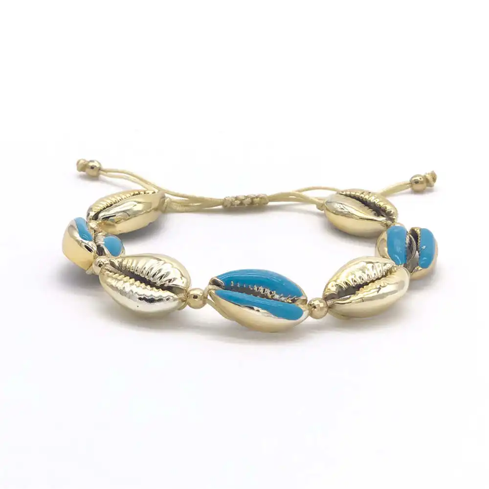 Go2boho MIYUKI Bracelet Evil Eye Pulseras Mujer Blue Boho Shell Bracelets Mexican Jewelry Women Natural Stone Accesorios
