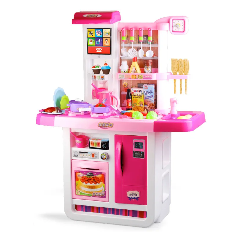 

Play House Kitchenware Cooking Model CHILDREN'S Toy North America Cook Set Kids GIRL'S Unisex Effective Small