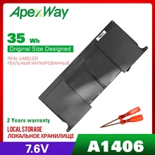 Аккумулятор для ноутбука Apple MacBook Air 35 Вт/ч 7 6 В A1406 A1370 2011 A1465 MC965 |