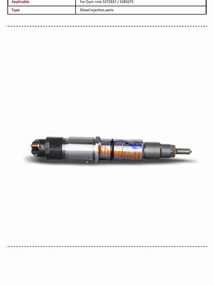 SHUMAT 0 445 120 304 топливный инжектор 0445 120 304 OEM новое состояние дизельные впрыски части применимые для Cominis 527 2937 528 327