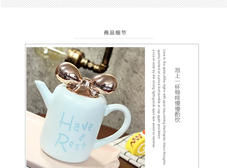 British Bone China Coffee Cup Set European Afternoon Tea Set Creative Ceramic Cup Simple Household Red Tea Mugs