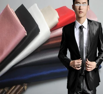 

New silver silk suit fabric high-end performance clothing apparel fabrics