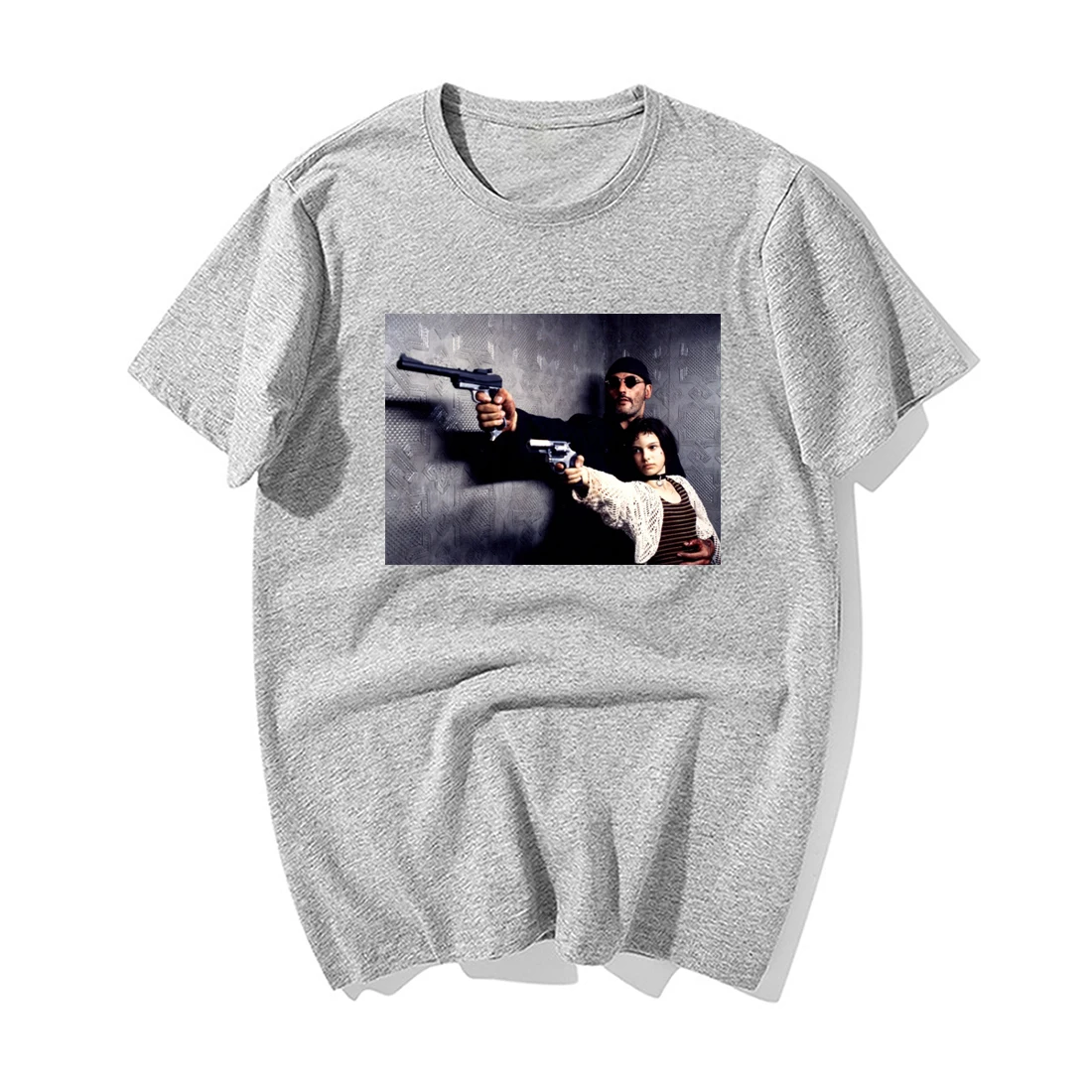 Футболка мужская с принтом из фильма Leon The Professional модная тенниска короткими
