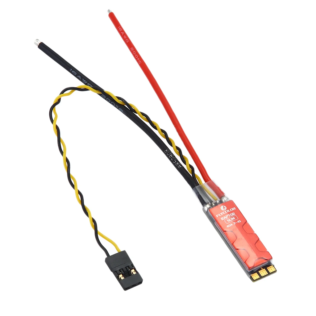 Raptor Slim 40A 2-4S Brushless ESC Dshot BLHeli-S for QAV 170-330 RC FPV Racing Drone Multirotor Raptor Slim 40A 2-4S Brushless ESC Dshot BLHeli-S for QAV 170-330 RC FPV Racing Drone Multirotor