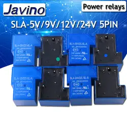 2 шт./лот Мощность реле SLA-05VDC-SL-A SLA-09VDC-SL-A SLA-12VDC-SL-A SLA-24VDC-SL-A 5В 9В 12В 24В 30A 4PIN T90