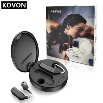 

A4 Sports Bluetooth V5.0 TWS Stereo Earbuds Headset Handsfree Call 550mAh Charging Case IPX5 Waterproof